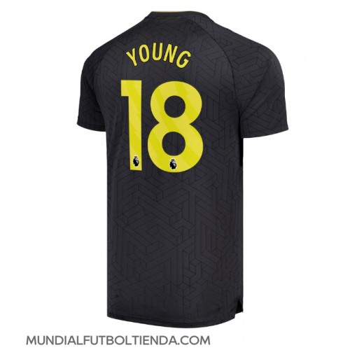 Camiseta Everton Ashley Young #18 Segunda Equipación Replica 2024-25 mangas cortas